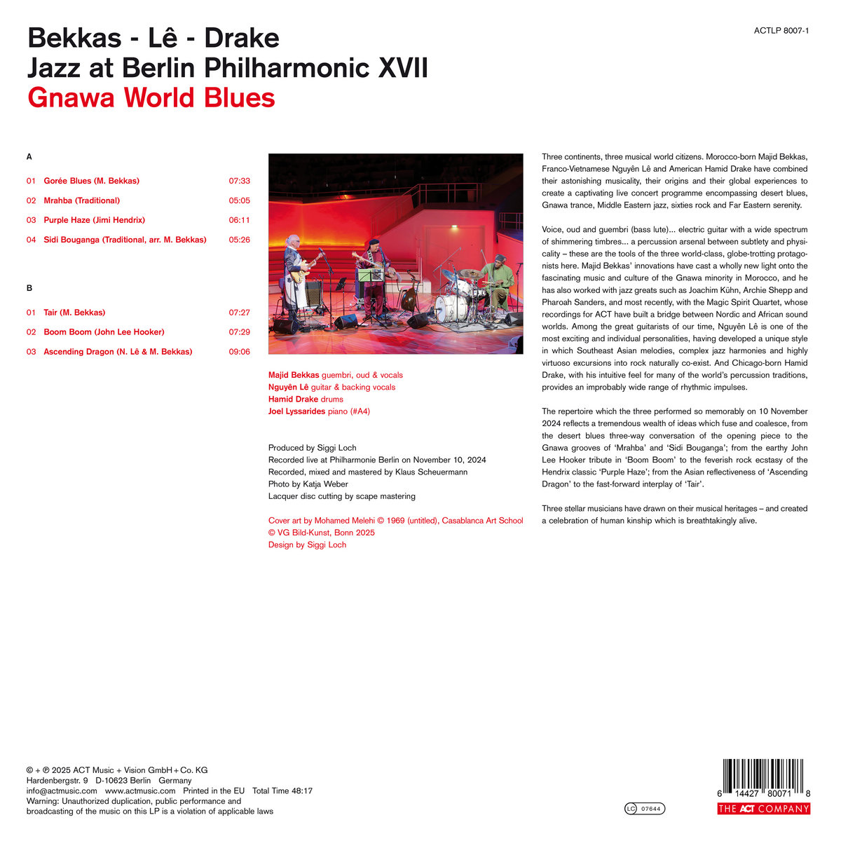 Jazz at Berlin Philharmonic XVII: Gnawa World Blues | Majid
