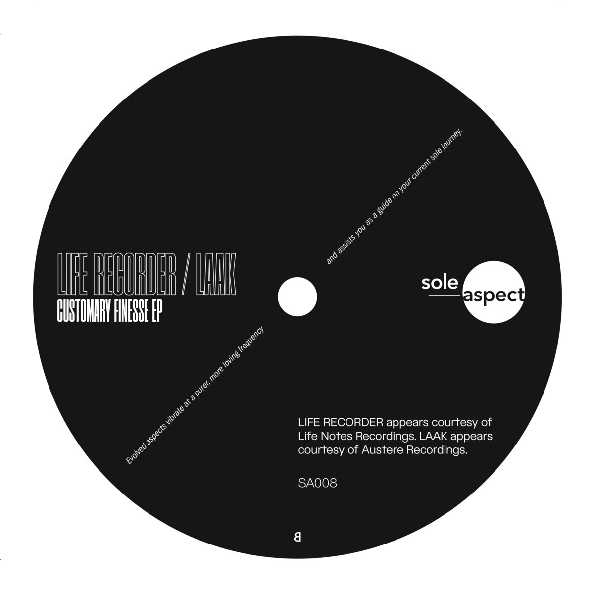 Customary Finesse EP [Vinyl Only Release] - No Digital Download