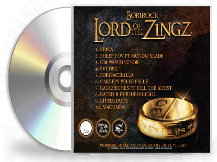 BORIROCK X VINYL VILLAIN 限定70枚 Lord Of The Zingz | BoriRock x Vinyl Villain | Vinyl Villain