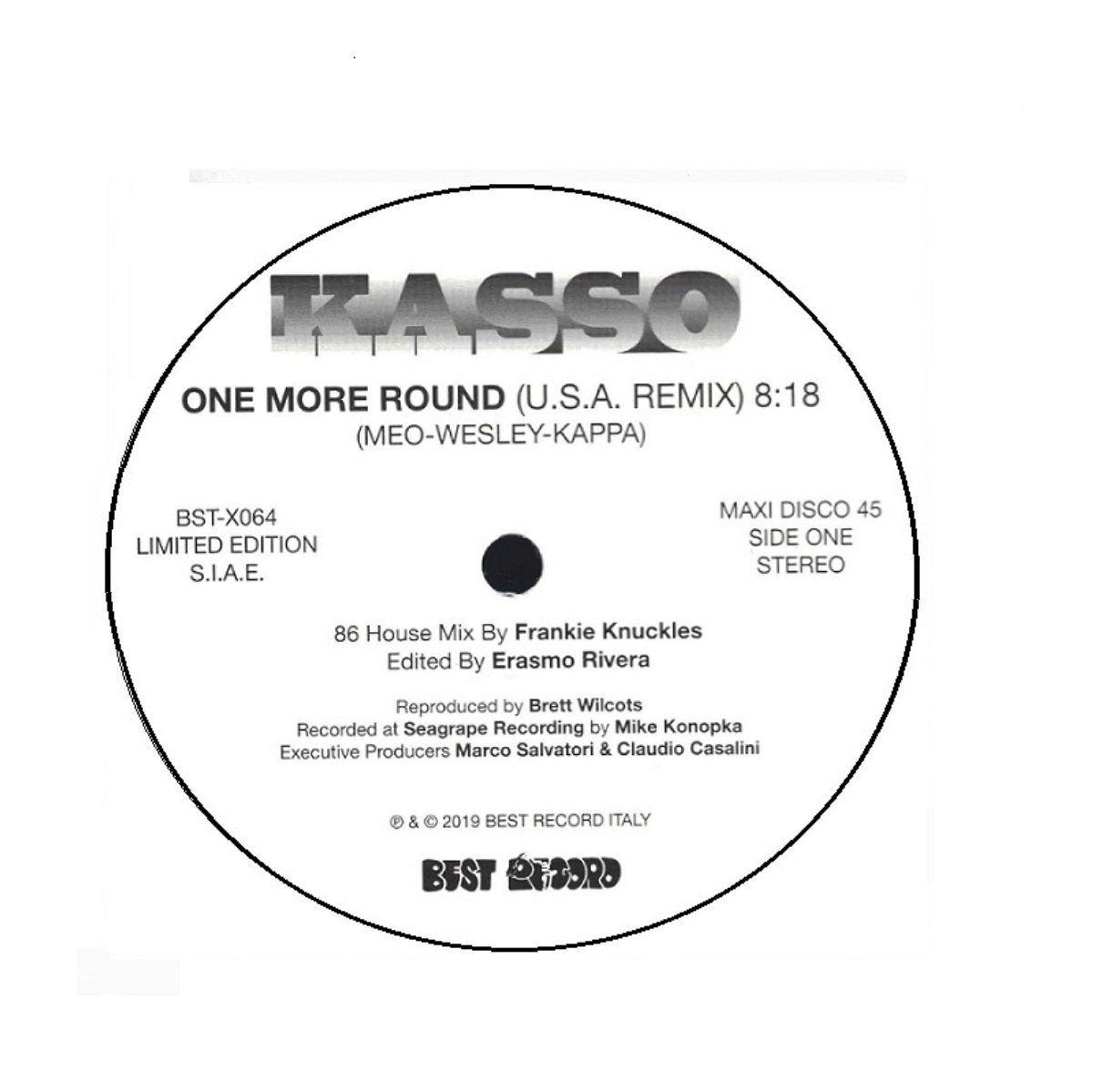 One More Round / Walkman (F. Knuckles rmx) [BST-X064