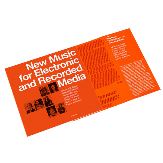 New Music For Electronic And Recorded Media | Various Artists | Blume
