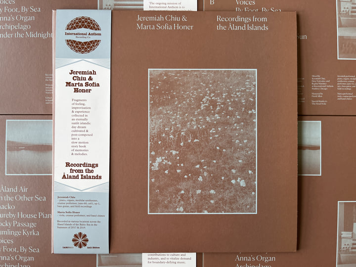 ワールドワイドLP Jeremiah Chiu &amp; Marta Sofia Ho Recordings From The Aland s IARC0053 International Anthem /00260 Recordings from the Åland Islands | Jeremiah Chiu & Marta