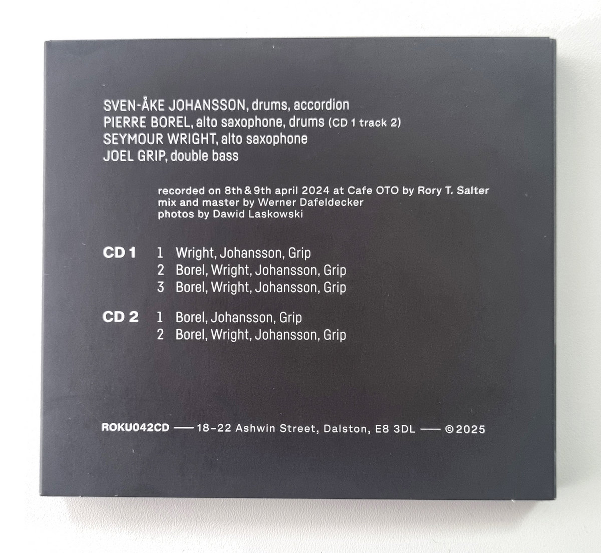Two Days at Cafe OTO | Sven-Åke Johansson with Pierre Borel