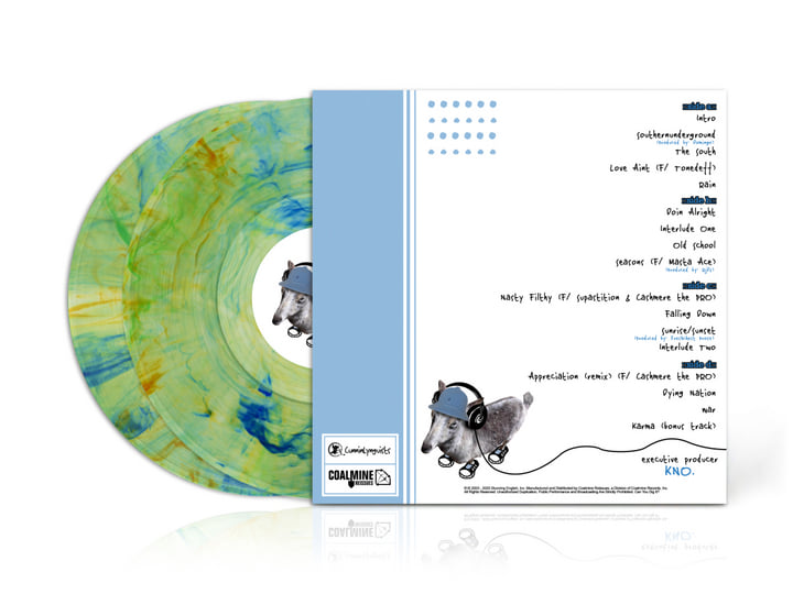 CunninLynguists／Southernunderground 2枚LP CunninLynguists - SouthernUnderground (Smoke Colored Vinyl 2xLP)