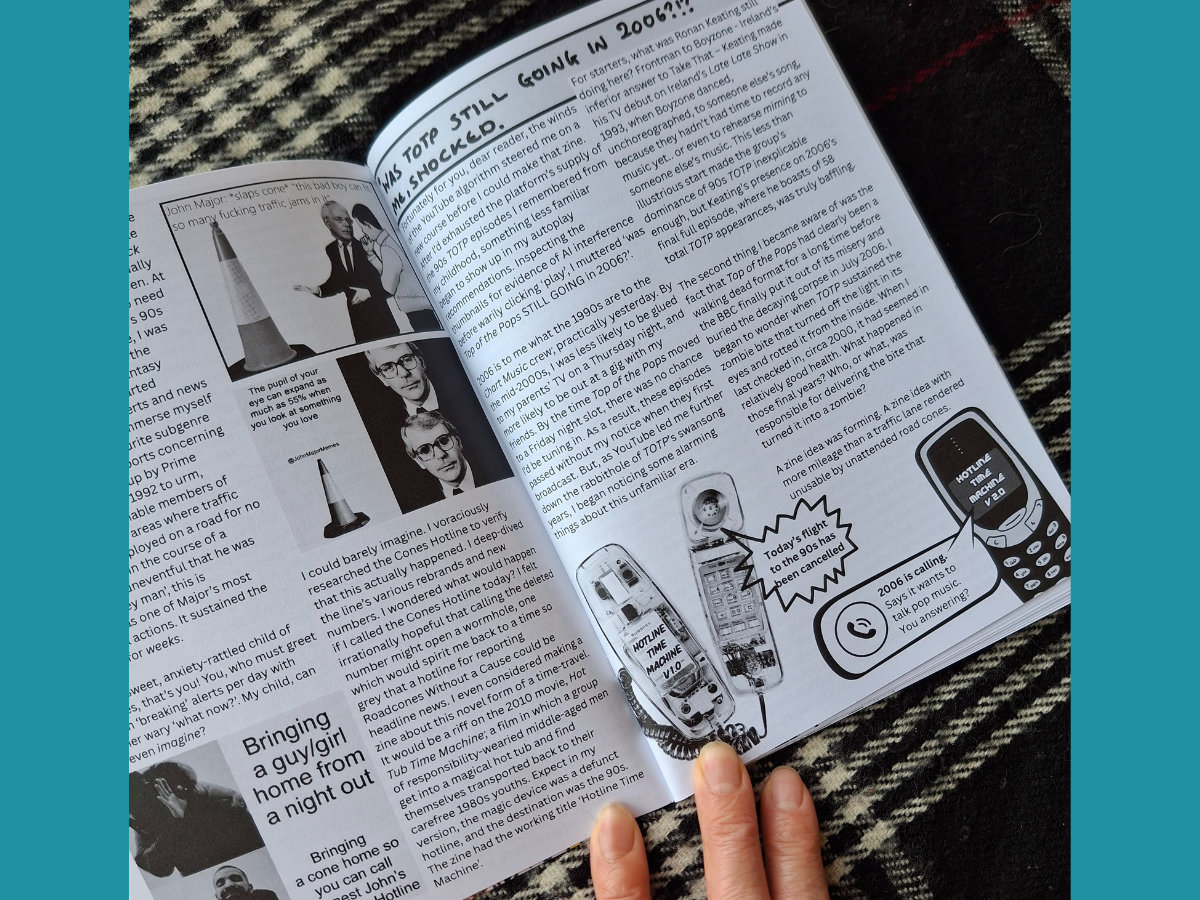 Top of the Pops: A Zombie Whodunnit - zine & badge | The Ex Zine