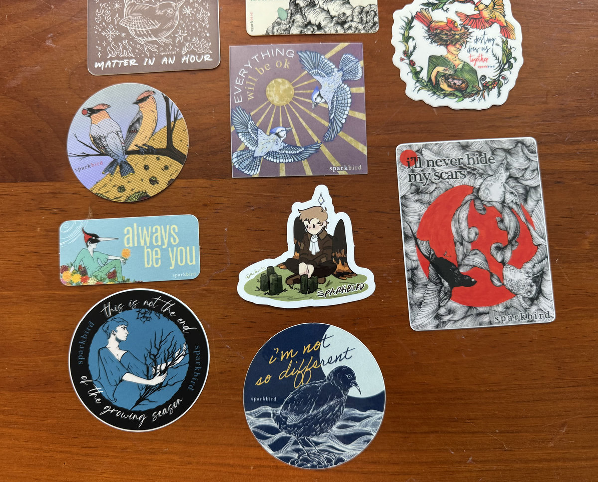 Sticker + Bookmark Bundle | Sparkbird