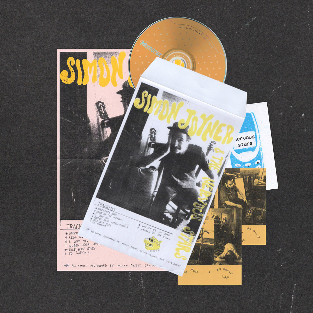 Simon Joyner ポスター付き 2枚組アナログLP Simon Joyner & The Nervous Stars (6 Song EP) | Simon Joyner