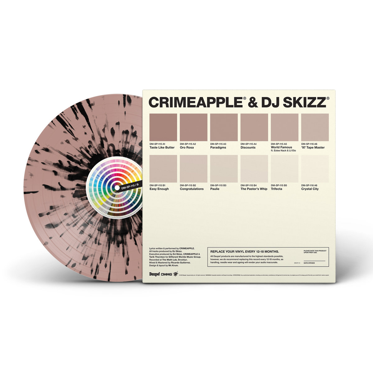 CRIMEAPPLE & DJ SKIZZ \"ROSE GOLD\" CD 新品 Rose Gold | Crimeapple x DJ Skizz | Daupe
