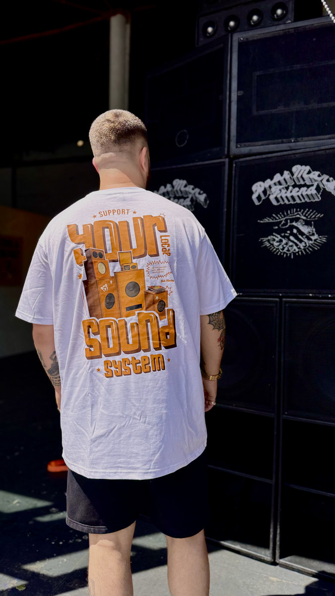 Oldschool - Support Your Local Soundsystem T-Shirt white | Tribe