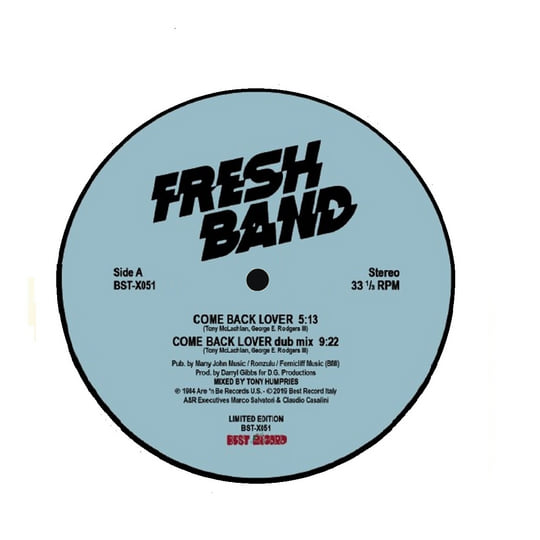Come Back Lover [BST-X051] | FRESH BAND | Best Record