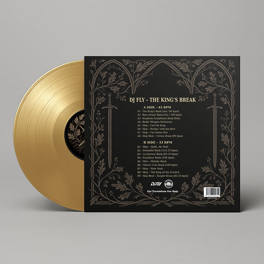 DJ FLY The King's Break アナログレコード THE KING'S BREAK | DJ FLY | BEATSQUEEZE RECORDS