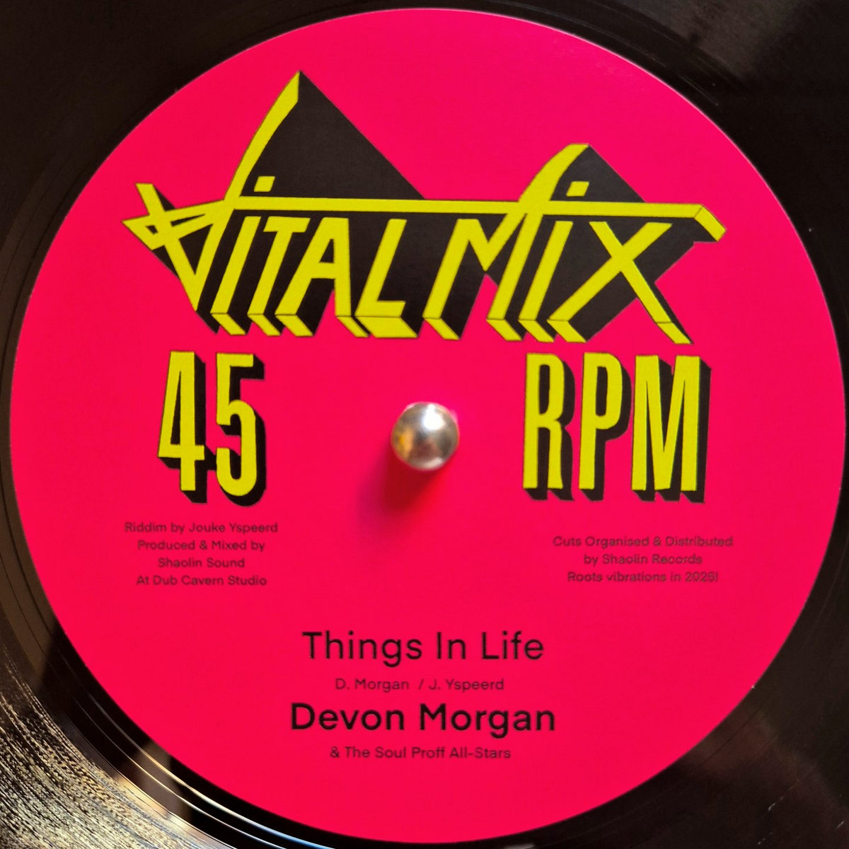 Devon Morgan & The Soul Proff All-Stars - Things In Life (Limited 7 ...