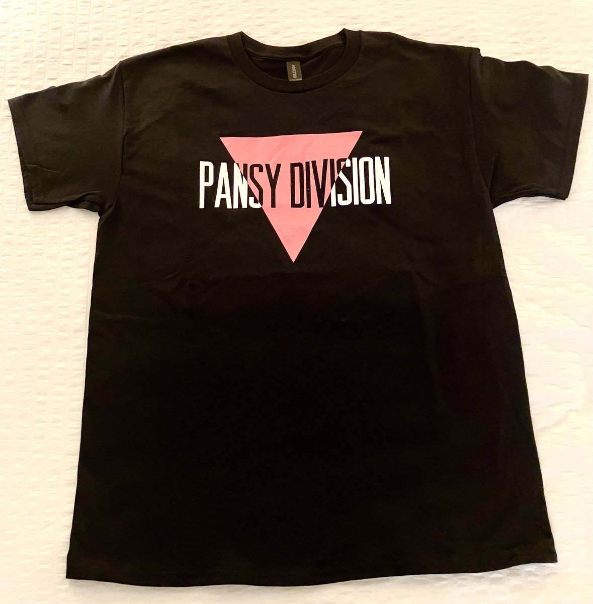 PANSY DIVISION black logo T-shirt | Pansy Division