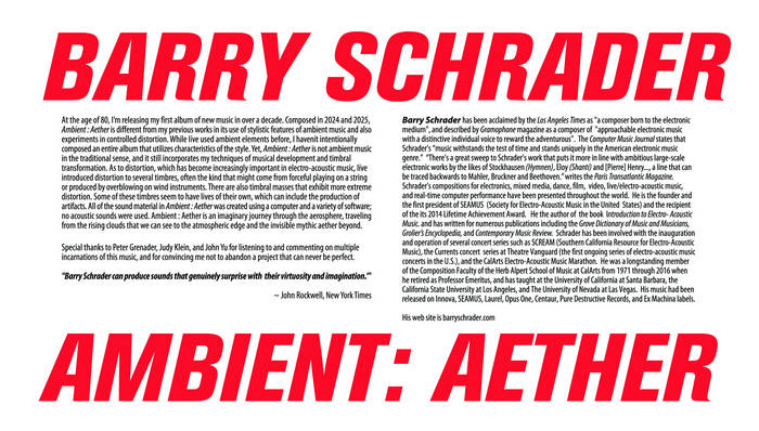 Barry Schrader — Photo