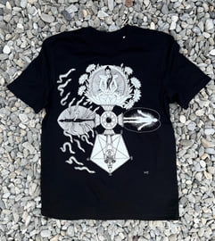 "In Between" Black T-Shirt, image 1