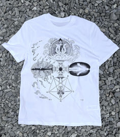 "In Between" White T-Shirt, image 1
