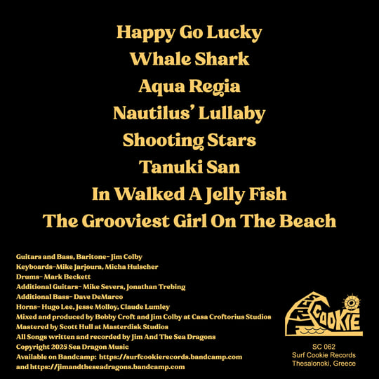Happy Go Lucky (CD, 2025) - SC062 | Jim And The Sea Dragons | Surf