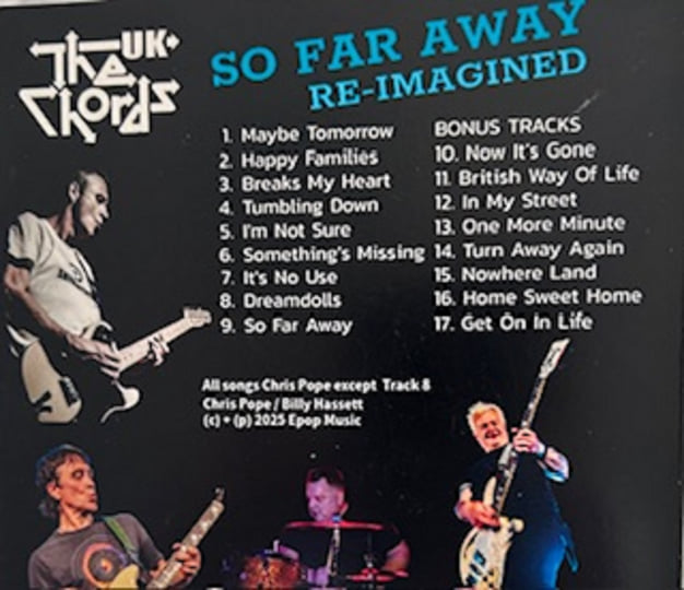 So Far Away Re-Imagined CD | THE CHORDS UK | The Chords UK
