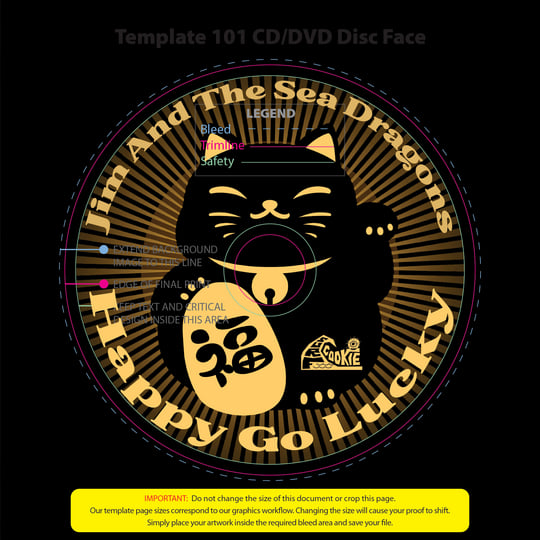 Happy Go Lucky (CD, 2025) - SC062 | Jim And The Sea Dragons | Surf