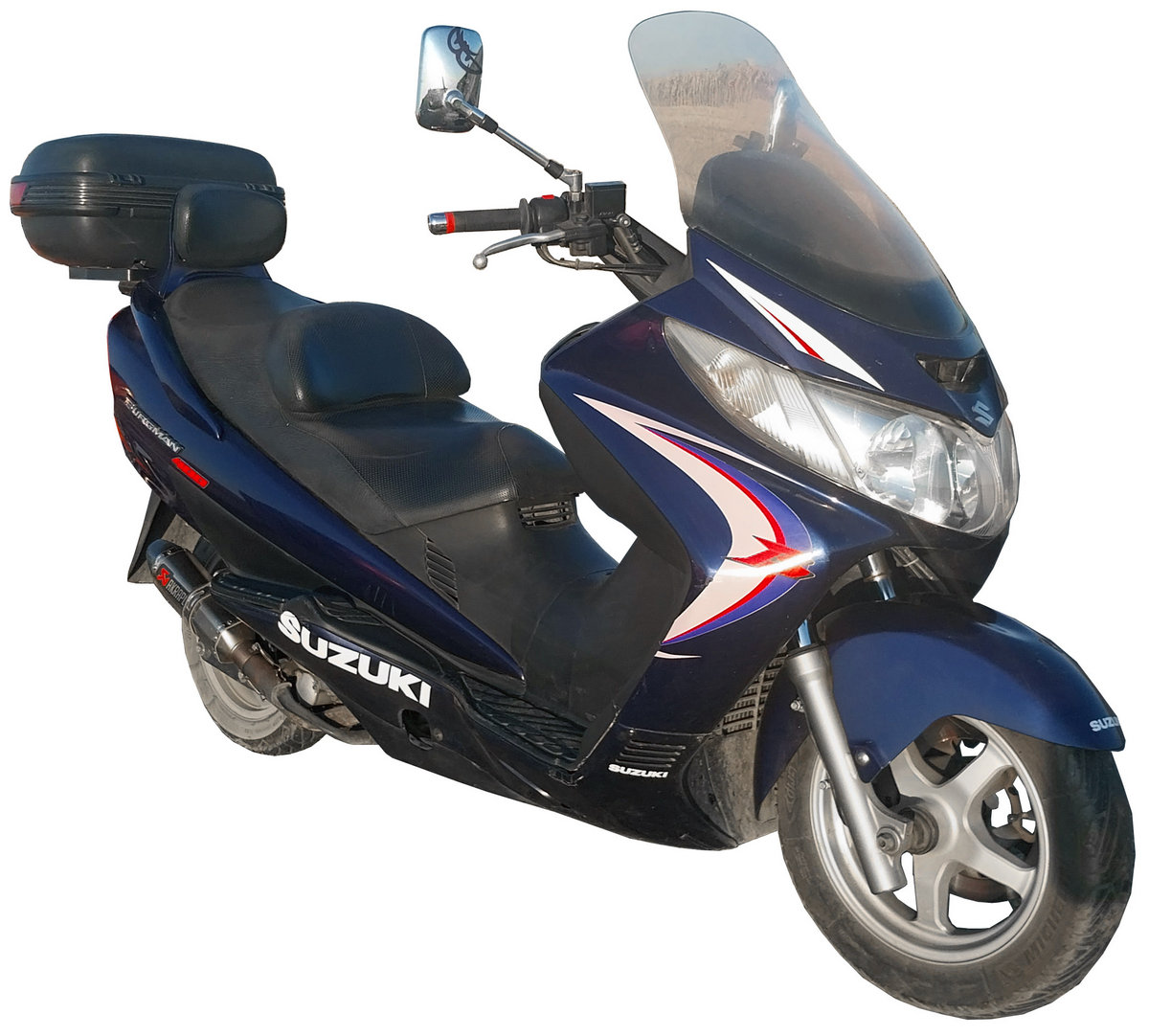 Suzuki Burgman AN400 1999 maxi touring scooter motorcycle photo detail