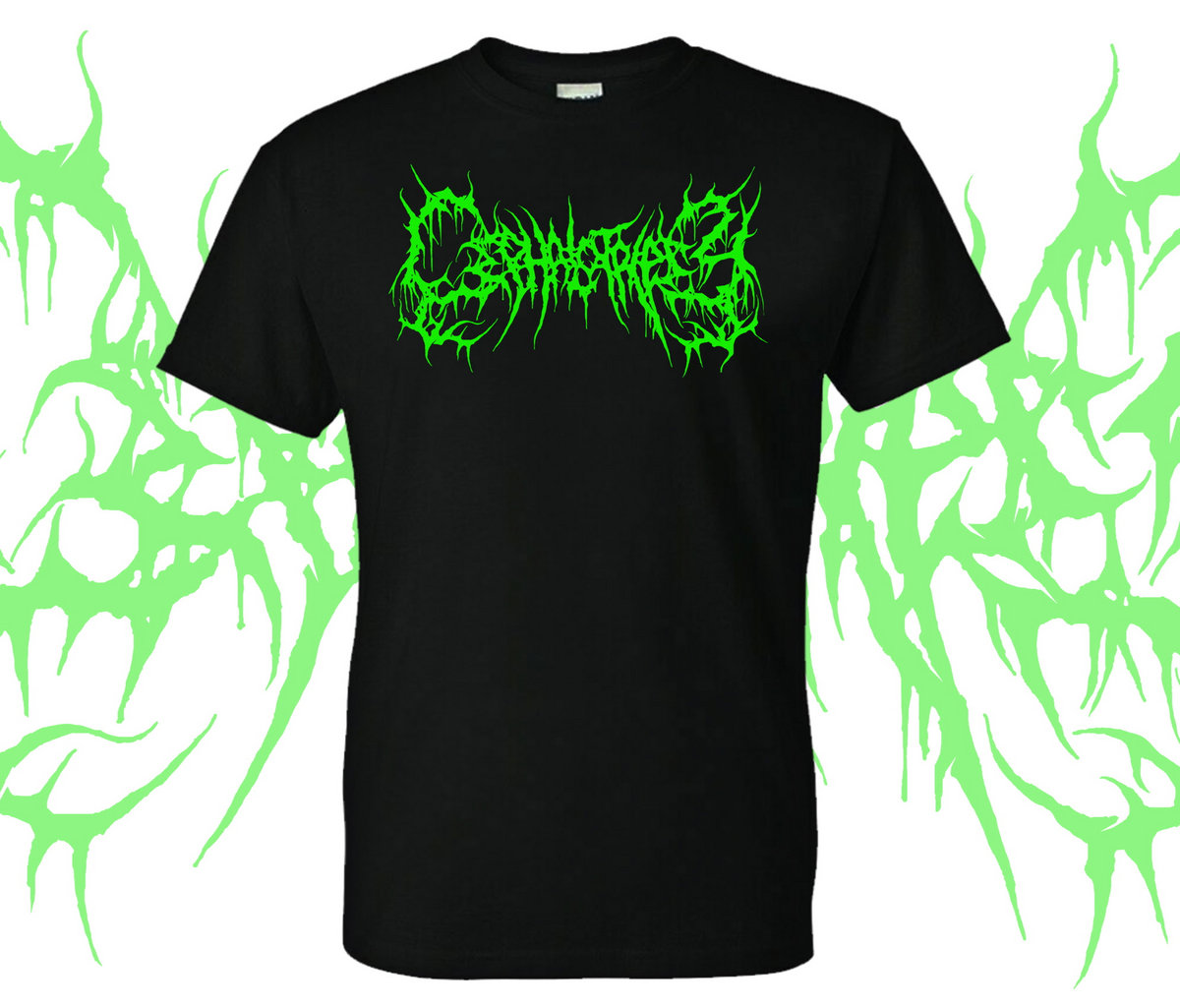Green Logo T-Shirt | Cephalotripsy