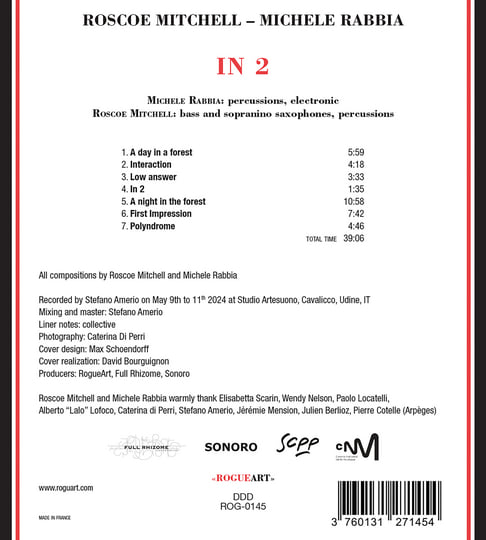 IN 2 | ROSCOE MITCHELL - MICHELE RABBIA | RogueArt