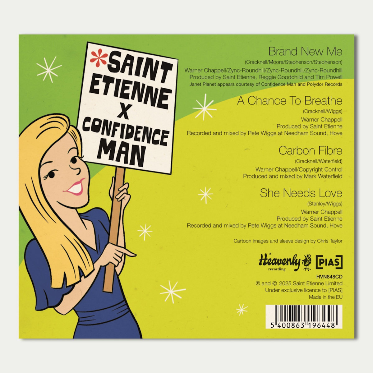 Saint Etienne X Confidence Man LTD 12” Saint Etienne x Confidence Man - 'Brand New Me' | Saint