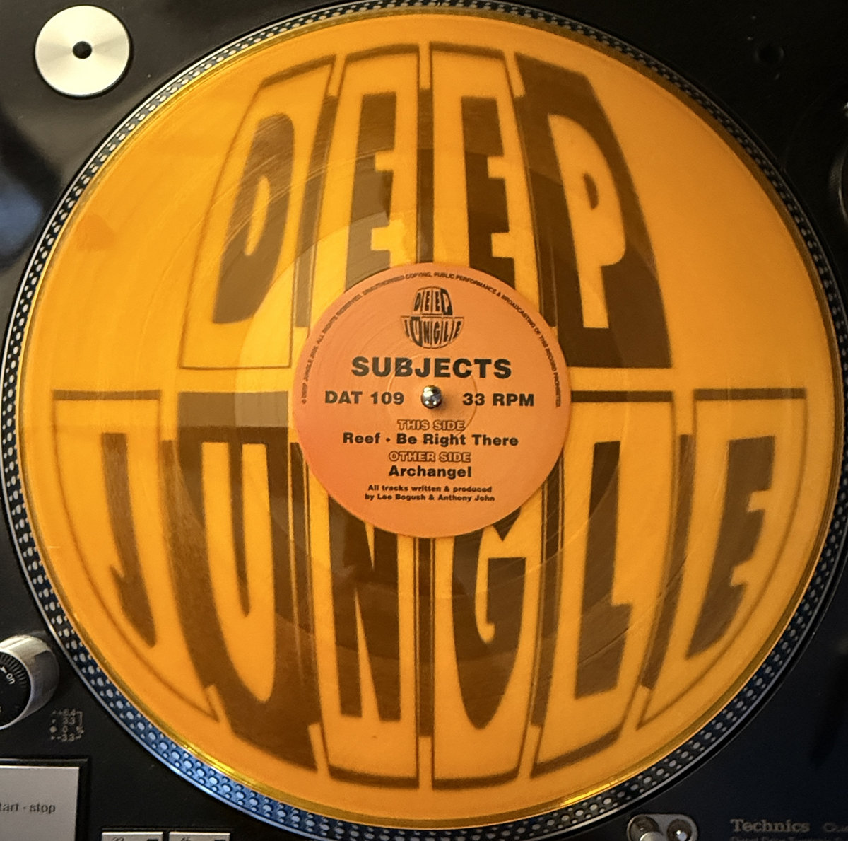 DAT109 - Subjects EP | Subjects | Deep Jungle Records