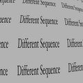 Different Sequence image