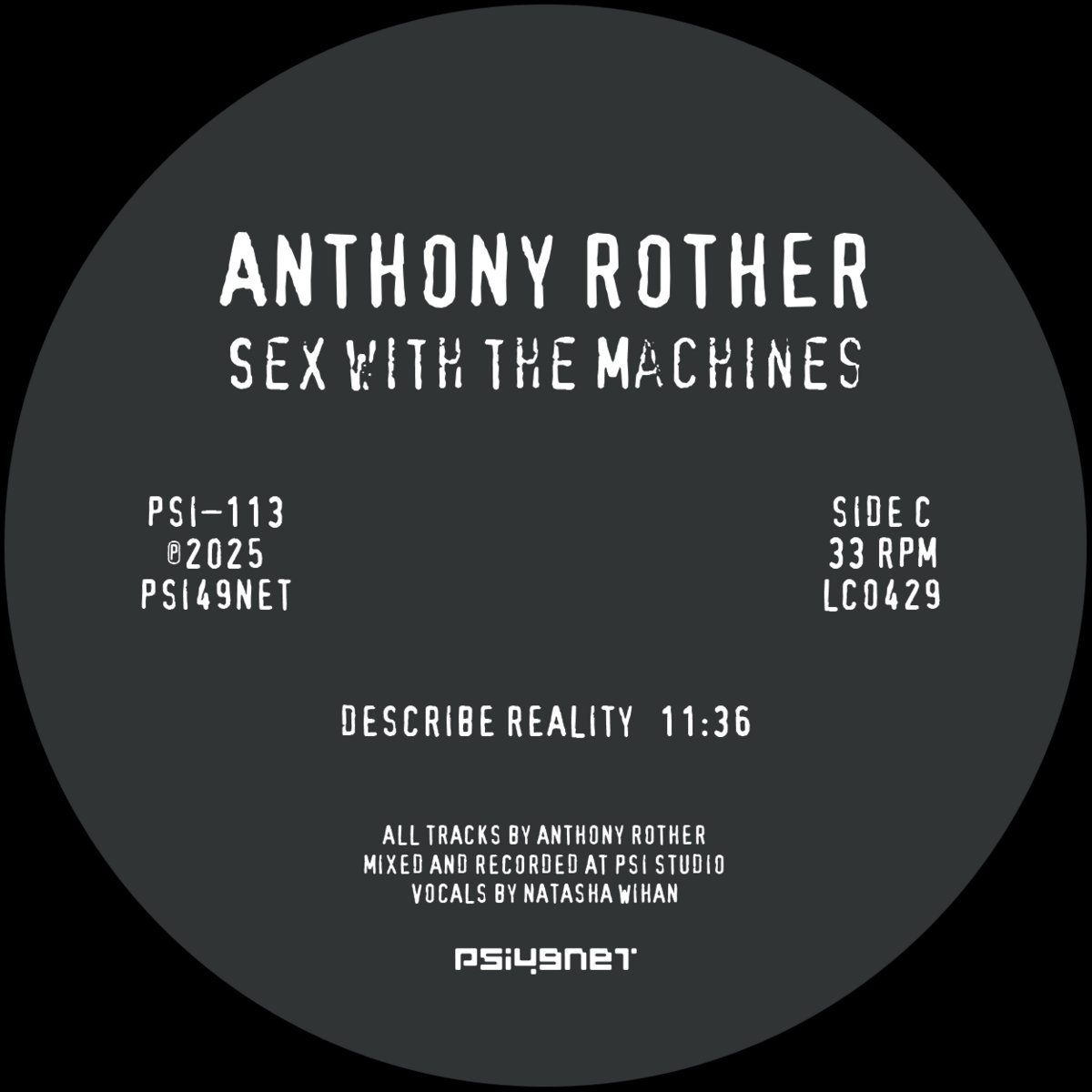 激レア　Anthony Rother／Sex With The Machines SEX WITH THE MACHINES - reissue | Anthony Rother