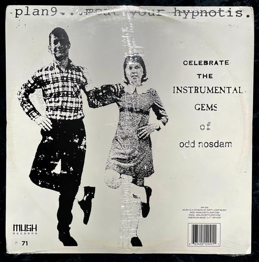 中古 odd nosdam Celebrate the Instrumental plan9meat your hypnotis.' 2xLP RARE SEALED w/minor cover dings