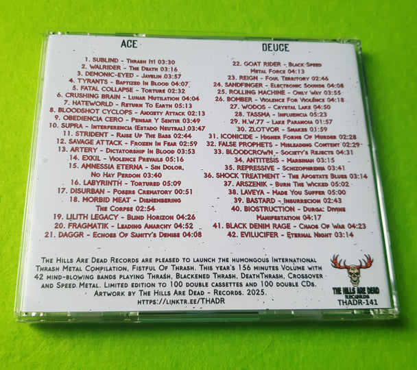 FISTFUL OF THRASH Vol.4 | V/A Thrash Metal 2025 | THE HILLS ARE