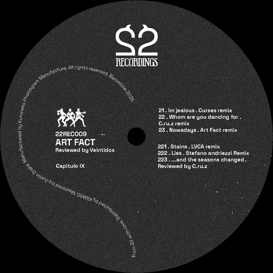 22REC009 - ART FACT Reviewed by Veintidos | Art Fact | 22recordings