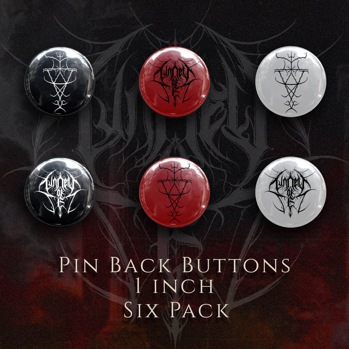 Logo/Sigil Buttons - 6 Pack | Tunnels of Set