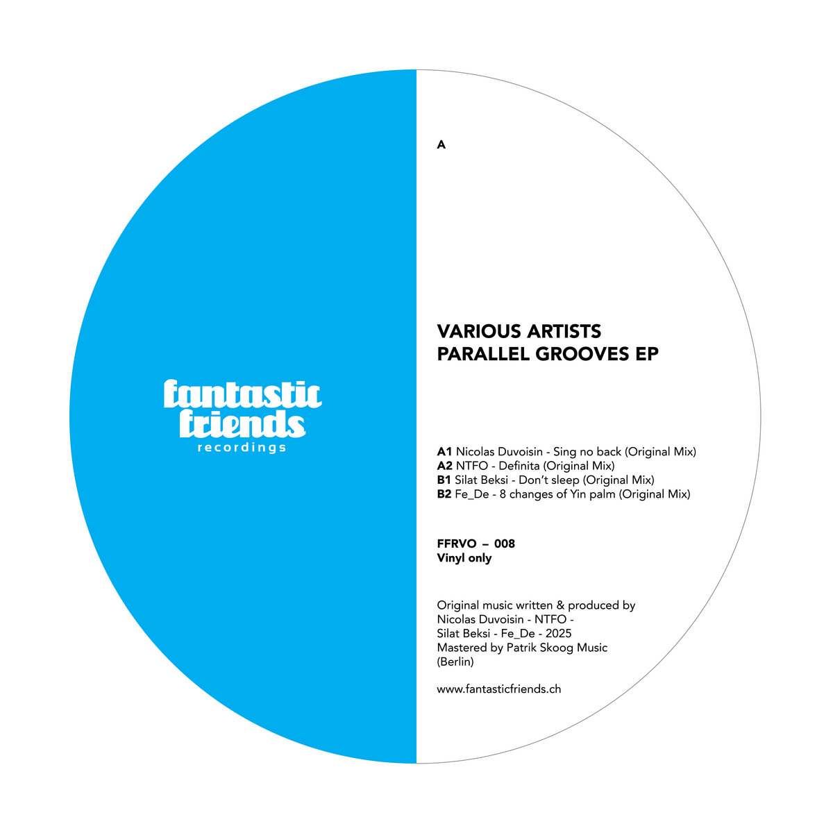 Parallel Grooves EP | Nicolas Duvoisin, NTFO, Silat Beksi, Fe_De