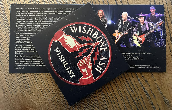 Wishlist - Live Performances | Wishbone Ash | Talking Elephant Records