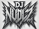 DJNUDLZ heavy metal logo sticker