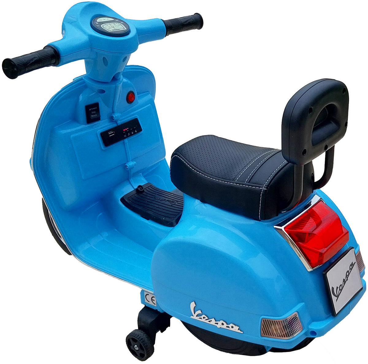 Business Navigator NV-A008 Piaggio Vespa PX150 2023 electric ride-on toy scooter motorcycle photo detail
