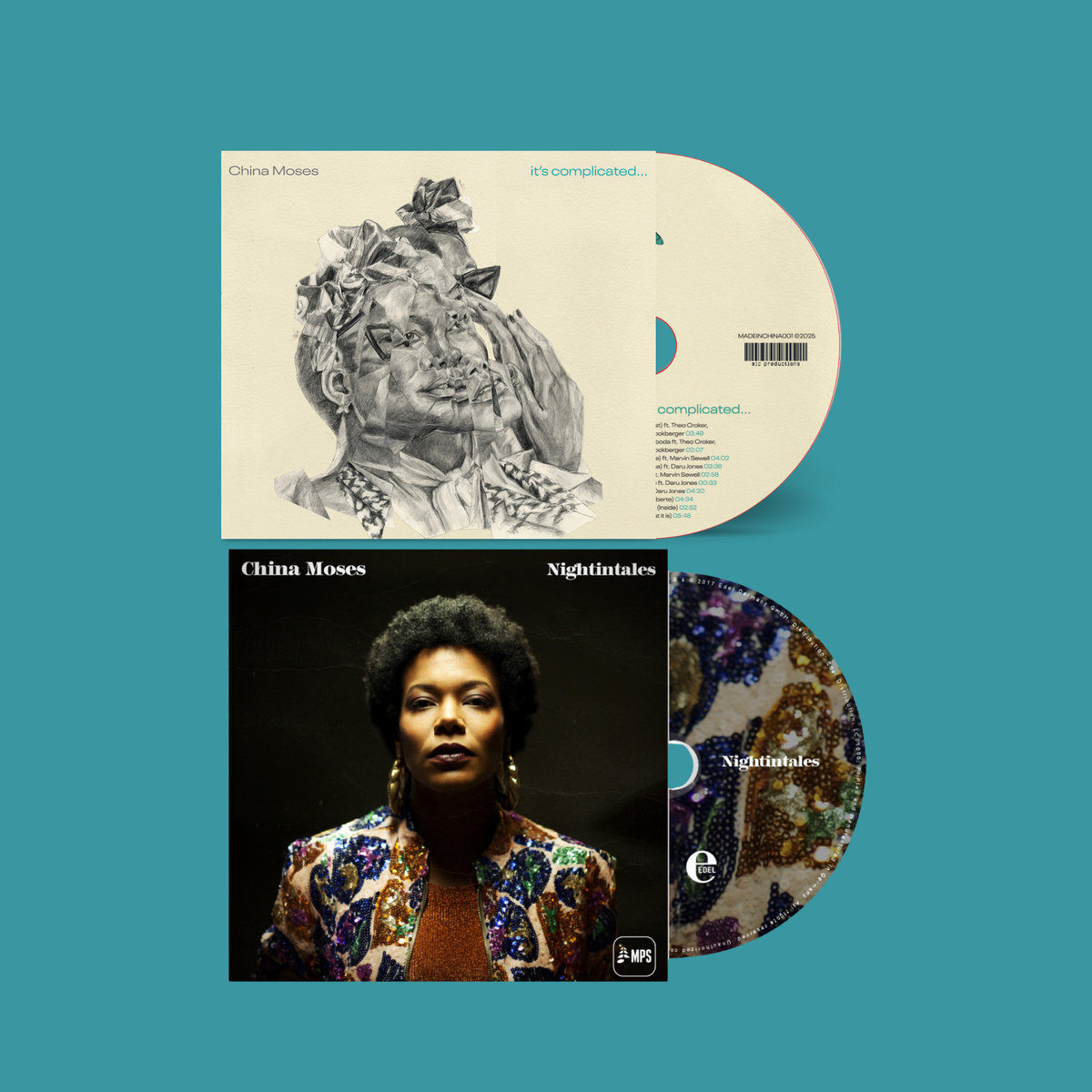 Bundle CD Digipack It's complicated & Nightintales | China Moses