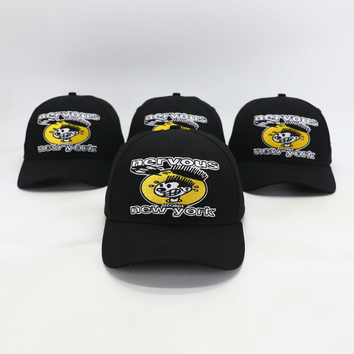 Nervous Elevated Snapback (Black) | Nervous Records