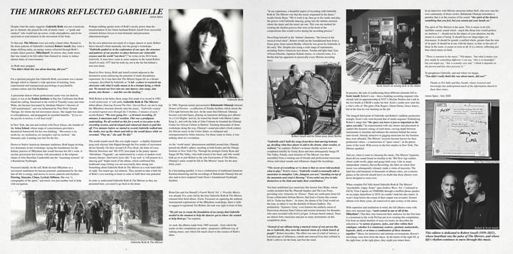 Selected Works 1985-2005 | Gabrielle Roth & The Mirrors | Time Capsule