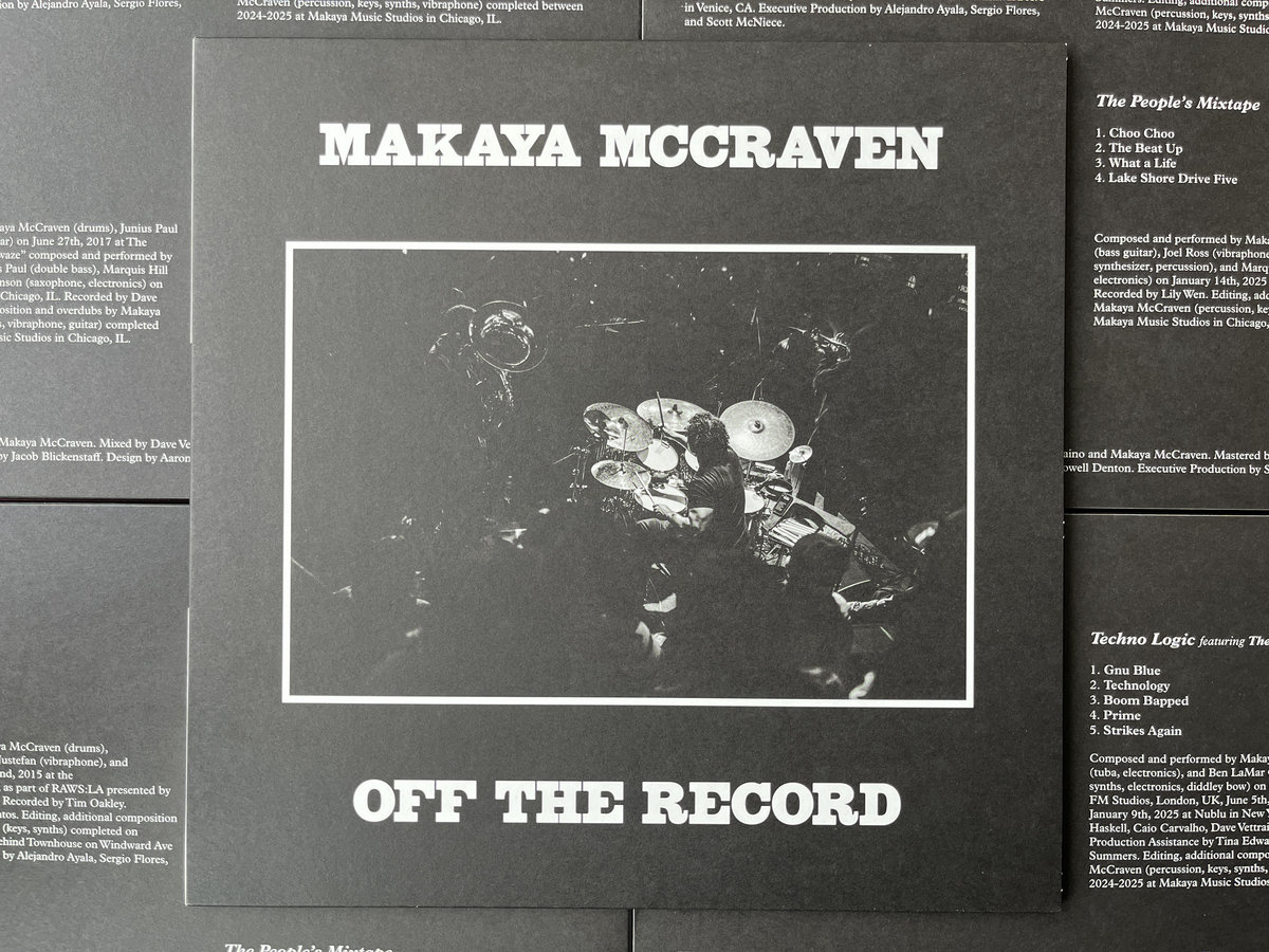 Limited Edition White Vinyl 2LP - Makaya McCraven - Off the Record