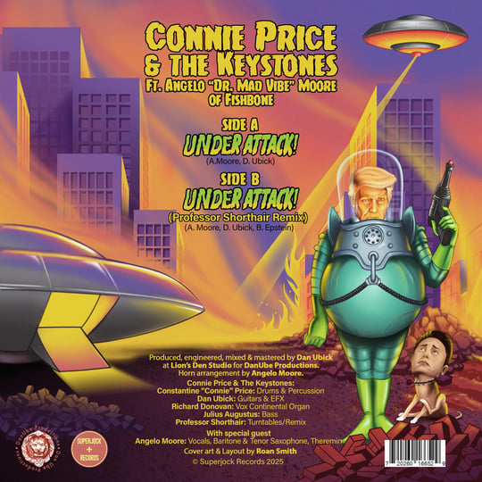Under Attack! | Connie Price & The Keystones ft. Angelo Moore of