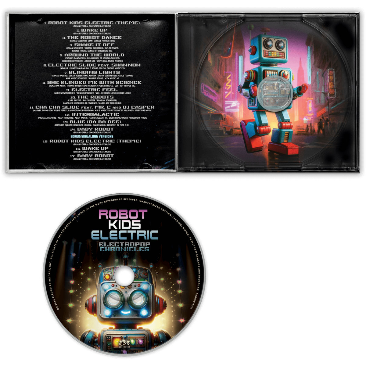 ElectroPop Chronicles | Robot Kids Electric | Cleopatra Records