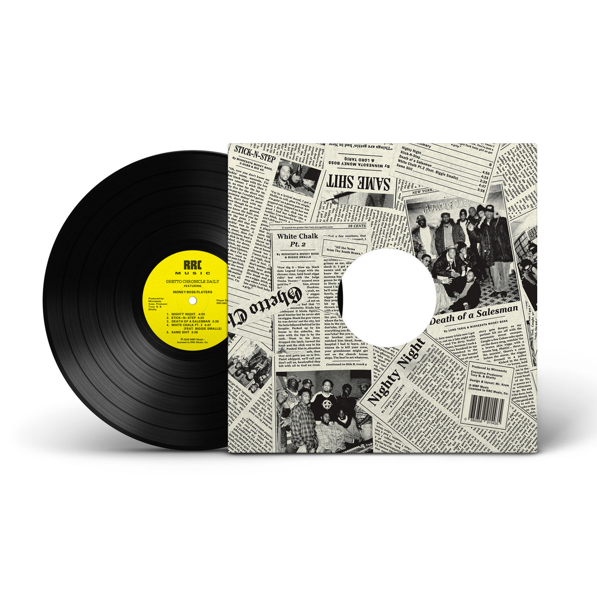 洋楽 MBP - Ghetto Chronicle Daily Ghetto Chronicle Daily (LP) | Money Boss Players | RRC MUSIC CO.