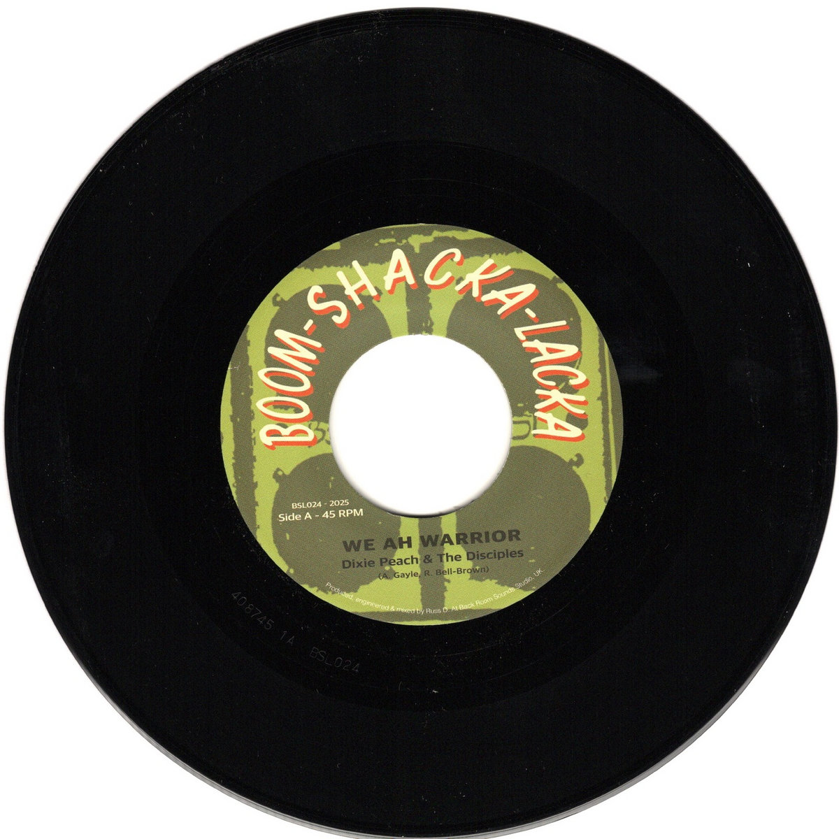 Dixie Peach & The Disciples - We Ah Warrior – 7