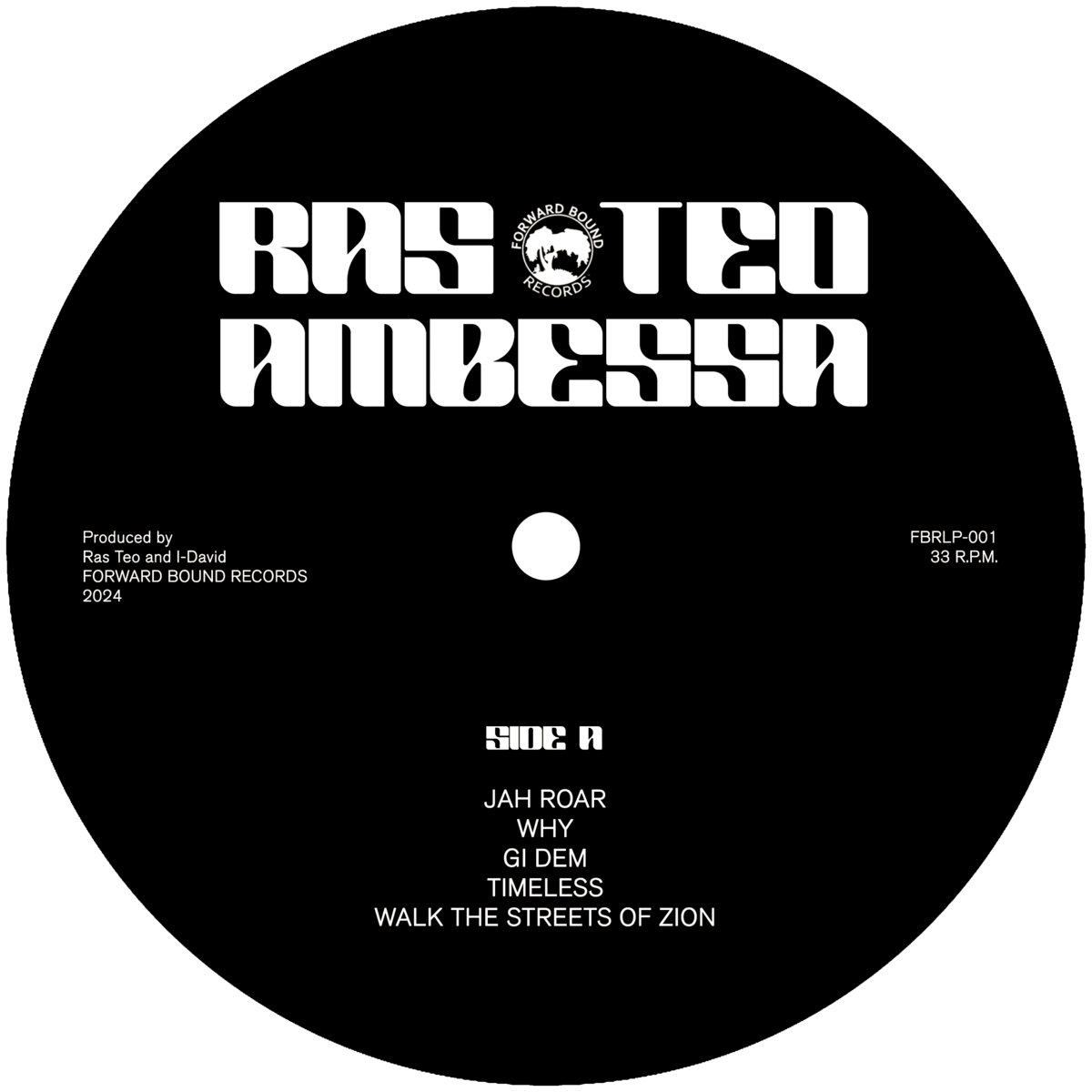 欧LP Ras Teo Ambessa FBRLP001 Forward Bound EU /00240 Ras Teo - Ambessa | A-LONE REGGAE SHOP