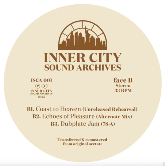 Inner City Sound Archives 01 (Vinyl Only) | Inner City Sound