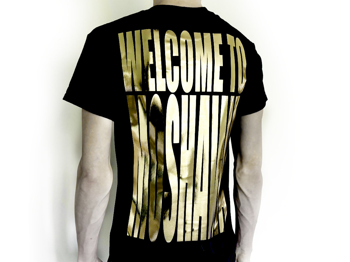 Welcome To Moshawa Gold Foil T-Shirt | Ritson Road Massacre