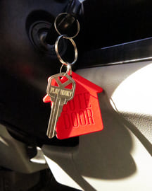Cute Door - "Play Hooky" Keychain, image 3